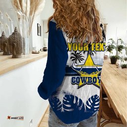 NRL Cowboys Women Casual Shirt Summer Vibe Style