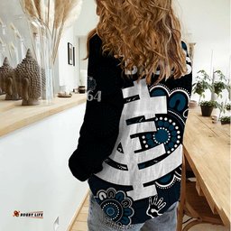 AFL Carlton Blues 1864 Aboriginal Women Casual Shirt