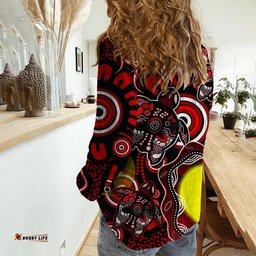 Aboriginal Flag NAIDOC Turtle Casual Shirt
