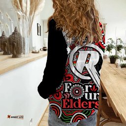 Melbourne Renegades Cricket Women Casual Shirt NAIDOC Torres Strait For Our Elders