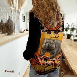 Personalised Australia Taurus Wombat Zodiac Women Casual Shirt Auz Astrology Aboriginal - Red