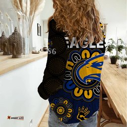 AFL West Coast Eagles 1986 Aboriginal Women Casual Shirt