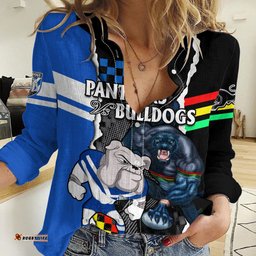 NRL Combine Bulldogs and Panthers Women Casual Shirt