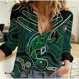 Custom Personalised Fishing Aboriginal Casual Shirt No.3