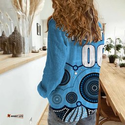 Custom Personalised And Number NSW WARATAHS Casual Shirt Aboriginal