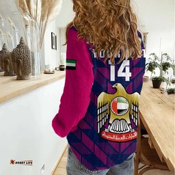 Personalised United Arab Emirates Cricket Women Casual Shirt Go UAE Dynamic Version 2023