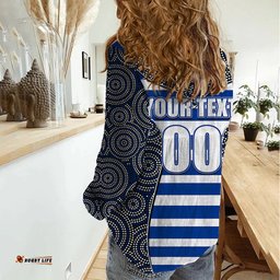 AFL - North Women Casual Shirt Mix Dot Aboriginal