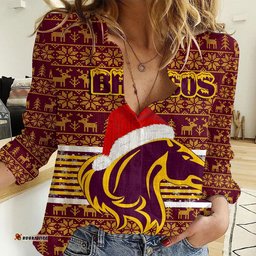 Custom Vibe Hoodie Clothing - Brisbane Broncos Aboriginal Tattoo Women Casual Shirt