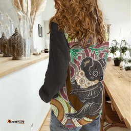 Personalised Australia Koala Women Casual Shirt Aboriginal
