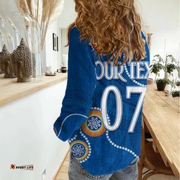 Personalised NAIDOC Week 2023 NRL Bulldogs For Our Elders Women Casual Shirt