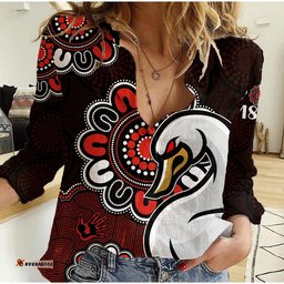AFL Sydney Swans 1874 Aboriginal Women Casual Shirt