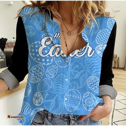 Adelaide Strikers Cricket Happy Easter Day Women Casual Shirt Simple Style