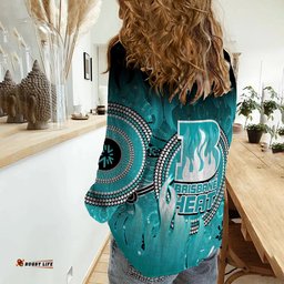 Brisbane Heat Women Casual Shirt Aboriginal Sunshine
