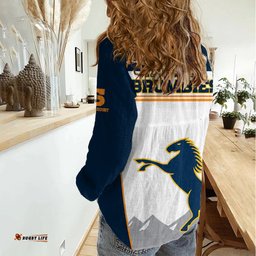 Brumbies Super Rugby Women Casual Shirt Brumbies Go Champions 2023