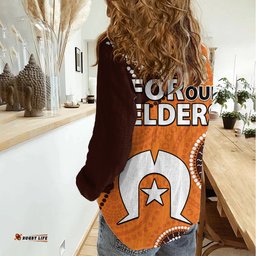 2023 NAIDOC Week Women Casual Shirt Lizard Aboriginal