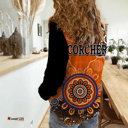 Perth Scorchers Women Casual Shirt Cricket Indigenous Aboriginal