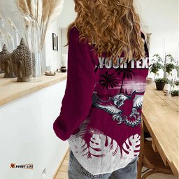 NRL Sea Eagles Women Casual Shirt Summer Vibe Style