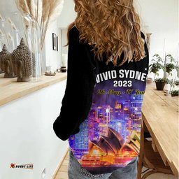 Australia Vivid Sydney 2023 Women Casual Shirt Aussie Proud Sydney Opera House
