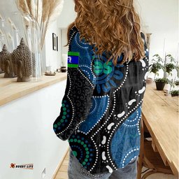 Australia Indigenous Women Casual Shirt Vote Yes Aboriginal Torres Strait