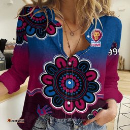 AFL Brisbane Lions 1996 Aboriginal Women Casual Shirt