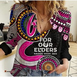 Sydney Sixers Cricket Casual Shirt NAIDOC 2023 Aboriginal