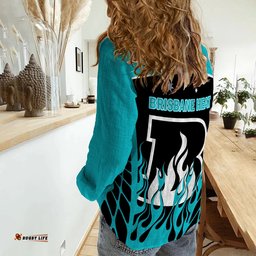 Brisbane Heat Cricket 2023 Women Casual Shirt Simple Style