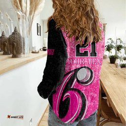 Sydney Sixers Custom Women Casual Shirt BBL Cricket Team 2024