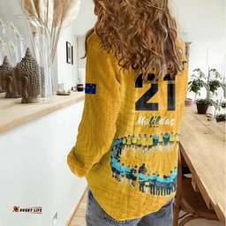 Matildas Til Its Done Custom Women Casual Shirt Australia Womens Soccer Gold Style