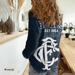AFL Blues Champions 2023 Women Casual Shirt Proud Carlton Aboriginal Vibe