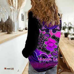 Personalised Australia Pisces Platypus Zodiac Women Casual Shirt Auz Astrology Aboriginal - Magenta