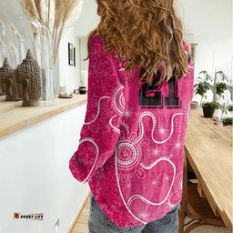 Custom Sydney Sixers Cricket Women Casual Shirt The Fourth Time Champions Aboriginal