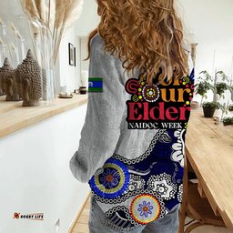 Bulldogs Rugby Casual Shirt NAIDOC 2023 Patterns