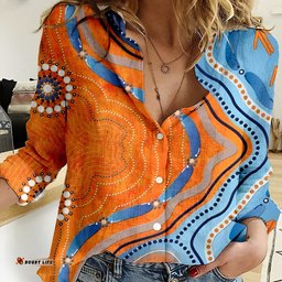 Australia Aboriginal Women Casual Shirt