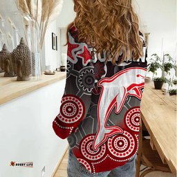 2023 Redcliffe Dolphins Rugby Women Casual Shirt