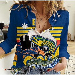 Roosters Rugby Casual Shirt Australia Day Style