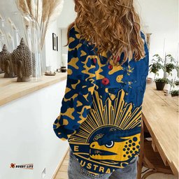 NRL ANZAC 2023 Parramatta Eels Women Casual Shirt Camouflage