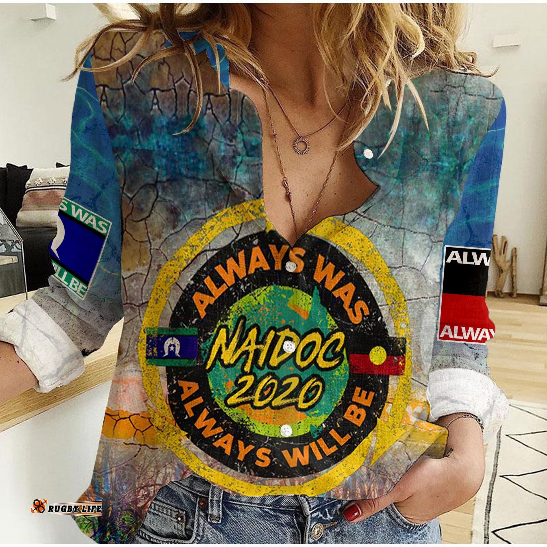 Women Casual Shirt Naidoc Week