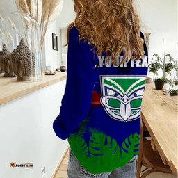 NRL Warriors Women Casual Shirt Summer Vibe Style