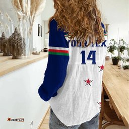 Personalised Warriors Rugby Women Casual Shirt New Zealand Sporty White Style