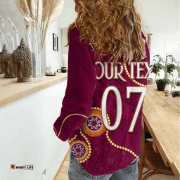 Personalised NAIDOC Week 2023 NRL Broncos For Our Elders Women Casual Shirt