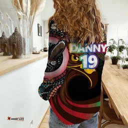 Custom Personalised Pride Hawks Naidoc Week Aboriginal Woman Casual Shirt Sport Style