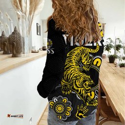 AFL Richmond Tigers 1885 Aboriginal Women Casual Shirt