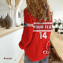 Personalised Australia Rugby Women Casual Shirt Illawarra Cutters Sporty Style