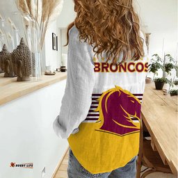 Broncos Rugby 2023 Women Casual Shirt Sporty Style White Version