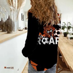 Brisbane Roar Soccer Women Casual Shirt The Roar Mascot