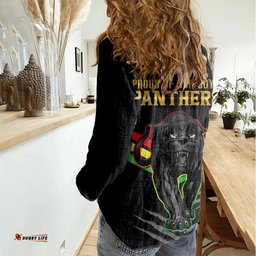 NRL Panthers Women Casual Shirt Premiers 2023 Three Peat Proud Of Our Boys Black