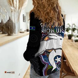 Rabbitoths NAIDOC Week 2022 Women Casual Shirt Indigenous