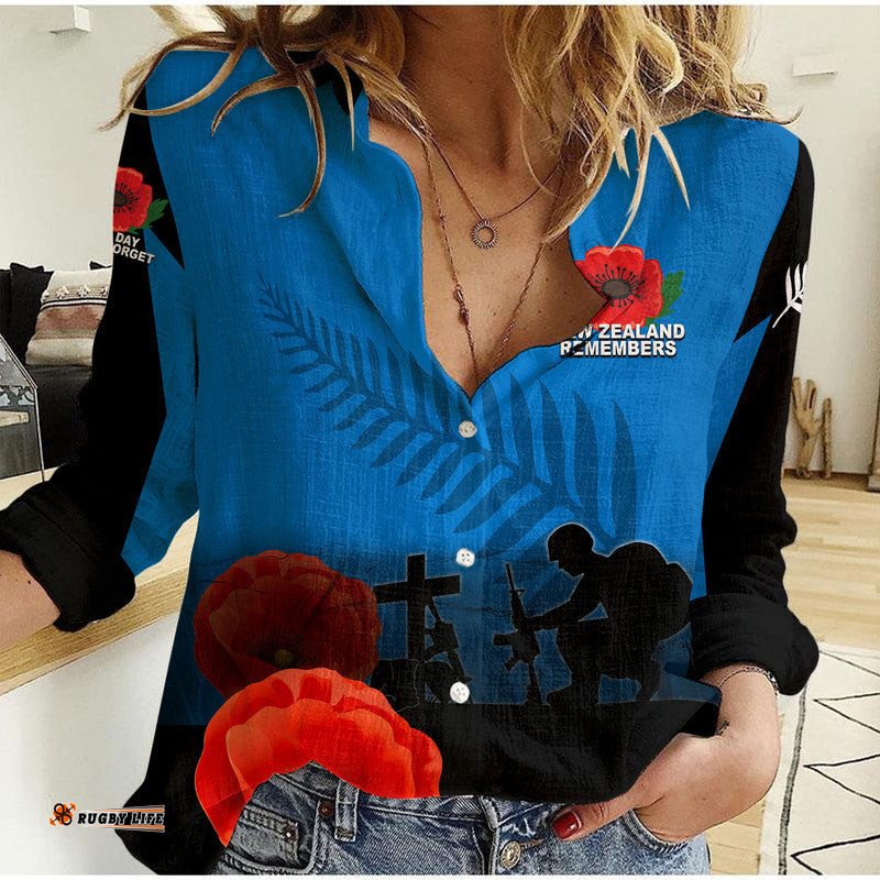 Anzac Day- New Zealand Remembers Casual Shirt