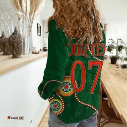 Personalised NAIDOC Week 2023 NRL Rabbitohs For Our Elders Women Casual Shirt