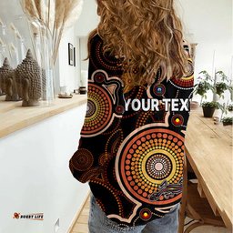 Custom NAIDOC Week 2023 Women Casual Shirt Indigenous Tribal Ver.01